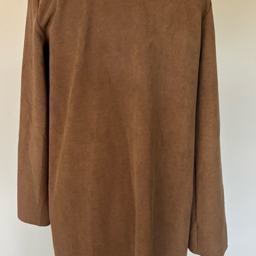 Zara Tan Women's Cape Coat - Picture 5 of 6